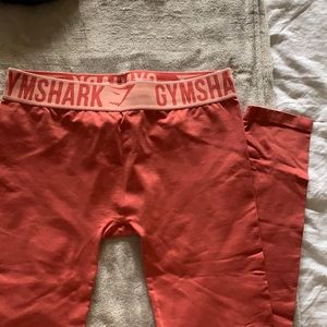Salmon/Pink Gymshark Flex Leggings